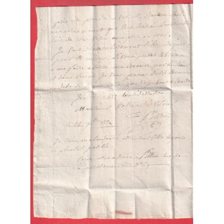 MARQUE P83P SENS YONNE 28X12 INDICE 10 1820 POUR SEMUR COTE D'OR