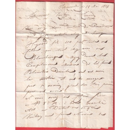 MARQUE 82 SCHIRMECK VOSGES 1826  40X11 POUR SENONES INDICE 15