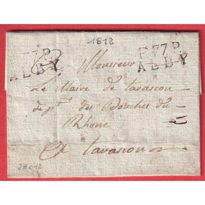 MARQUE P77P ALBY ALBI TARN 1812 28X12 POUR TARASCON BOUCHES DU RHONE INDICE 9