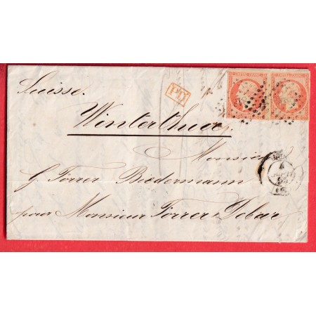 N°16 X2 PC 1818 LYON RHONE POUR WINTERTHUR SUISSE