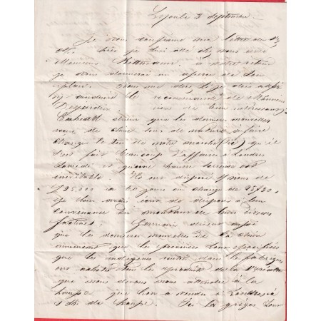 N°16 X2 PC 1818 LYON RHONE POUR WINTERTHUR SUISSE