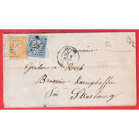 N°59 60 GC 85 AMIENS SOMME POUR STRASBOURG ALSACE LORRAINE ALLEMAGNE