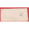 TIMBRES TAXE N°2 BANDE DE 3 VERDUN SUR MEUSE 1861 POUR VERDUN TRIPLE PORT RARE
