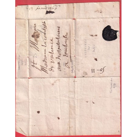 MARQUE A SEC LASPEYRE LOT ET GARONNE LN°2 INDICE 13 1766 POUR TOULOUSE