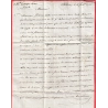 DEBOURSE MANUSCRIT DE NERAC 1776 LN°3 INDICE 20 POUR VILLENEUVE D'AGENAIS