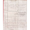 DEBOURSE MANUSCRIT DE NERAC 1776 LN°3 INDICE 20 POUR VILLENEUVE D'AGENAIS