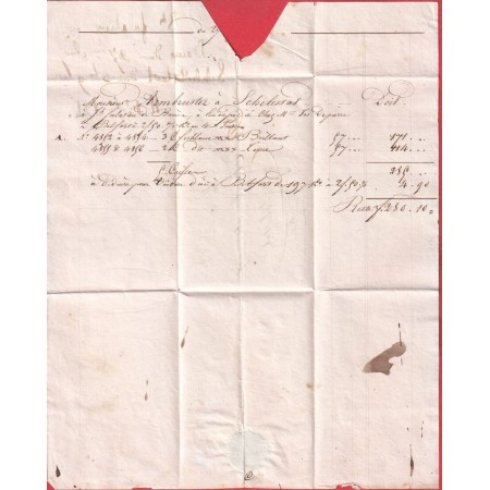 MARQUE 82 BAINS VOSGES 1827 SELESTAT BAS RHIN INDICE 12