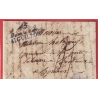 DOUBLE CURSIVE 45 DAMAZAN AIGUILLON LOT ET GARONNE POUR BORDEAUX 1819 DANS LES PREMIERES DATES DES CURSIVES INDICE 18