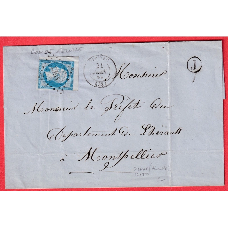 N°14 COIN DE FEUILLE PC 1395 HERAULT POUR MONTPELLIER