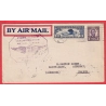 ETATS UNIS 1927 1ER VOL FIRST FLIGHT INAUGURATING BUFFALO ROUTE N°10 AIR MAIL SERVICE 1927
