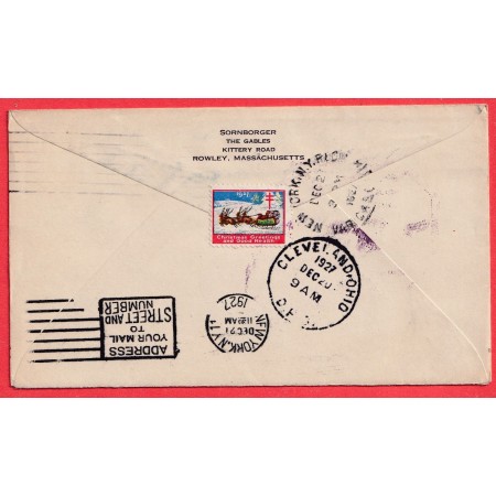 ETATS UNIS 1927 1ER VOL FIRST FLIGHT INAUGURATING BUFFALO ROUTE N°10 AIR MAIL SERVICE 1927