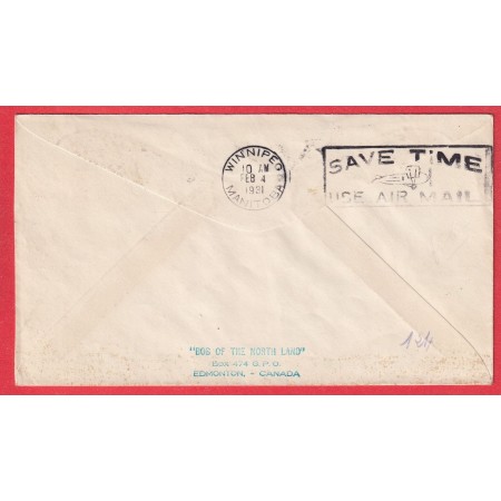CANADA 1ER VOL FIRST FLIGHT TRANS CONTINENTAL AIR MAIL SERVICE TORONTO WINDSOR DETROIT CHICAGO ST PAUL WINNIPEG 1931