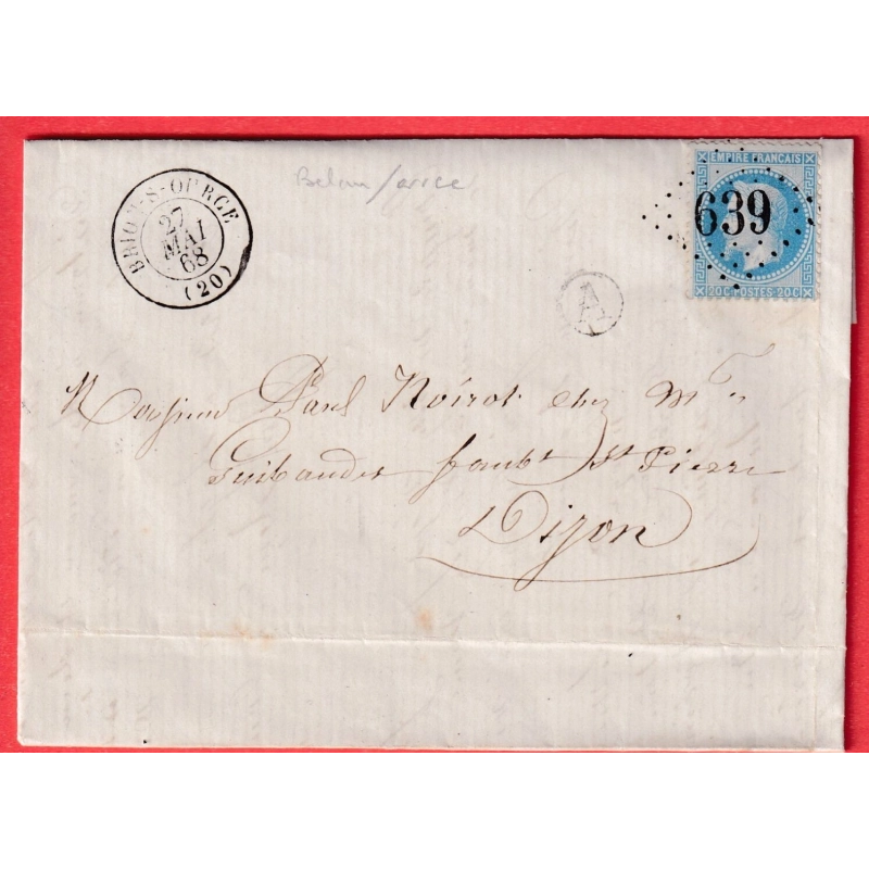 N°29 GC 639 BRION SUR OURCE COTE D'OR BOITE RURALE A BELAN SUR OURCE