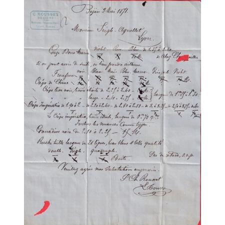 N°46B GC 472 BEZIERS HERAULT POUR LYON RHONE