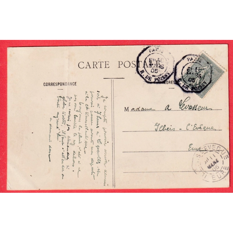 N°130 LEVEE EXCEPTIONNELLE PARIS R DE POISSY E1 ILLIERS L'EVEQUE EURE