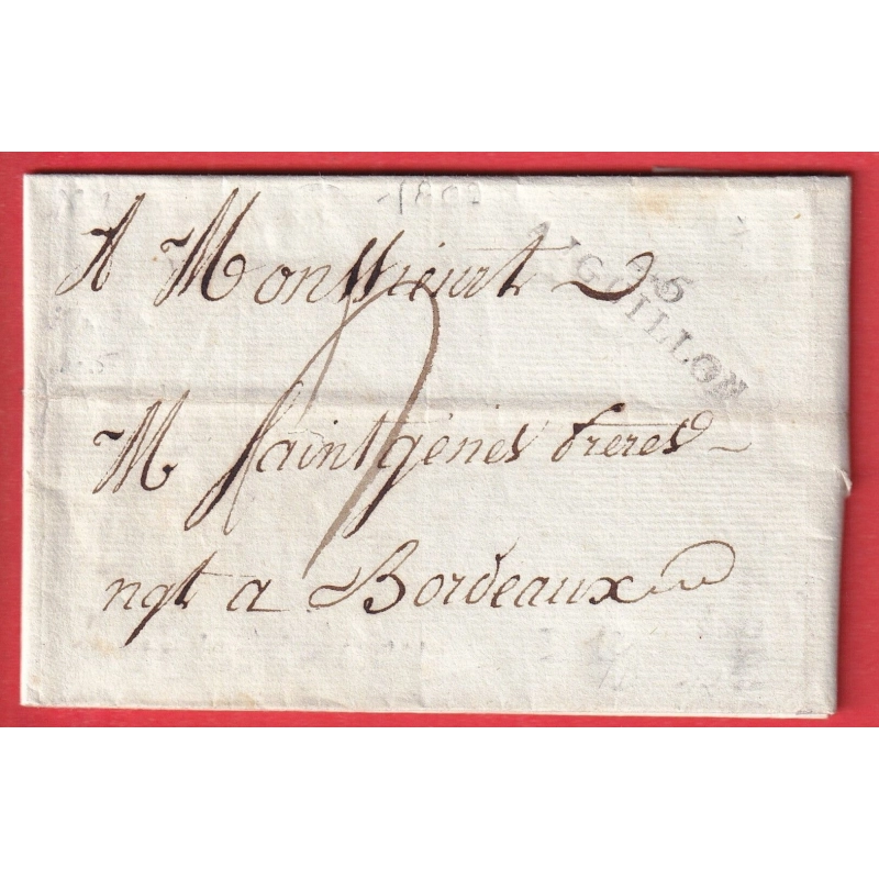 MARQUE 45 AIGUILLON 37X9 INDICE 9 POUR BORDEAUX 1809