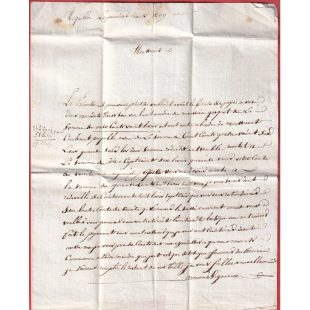 MARQUE 45 AIGUILLON 37X9 INDICE 9 POUR BORDEAUX 1809