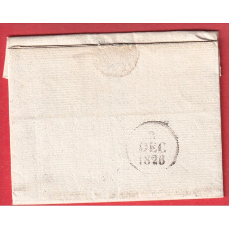 MARQUE 48 SAINTE MERE EGLISE MANCHE 1826 POUR CAEN 51X11 INDICE 11