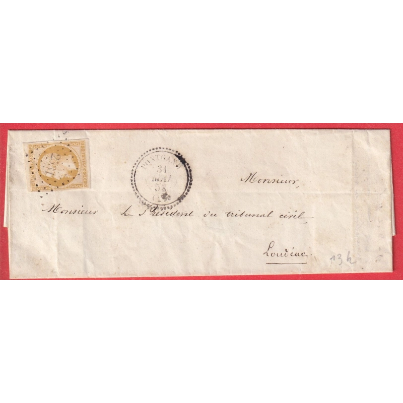 N°13 TTB PC 2531 PONTGAND COTES DU NORD CAD TYPE 22 POUR LOUDEAC INDICE 15