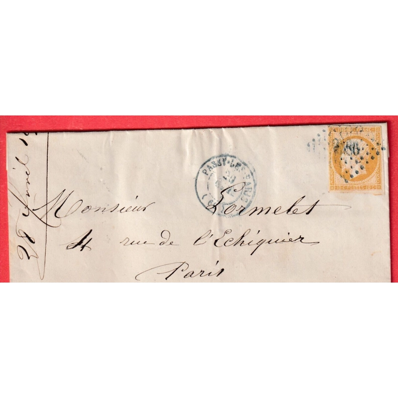 N°13 PC EN BLEU PC 2386 PASSY LES PARIS POUR PARIS RECETTES REUNIES