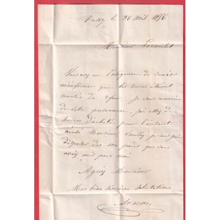 N°13 PC EN BLEU PC 2386 PASSY LES PARIS POUR PARIS RECETTES REUNIES