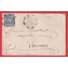 N°90 PARIS CACHET ESSAI PLACE DE LA BOURSE 1882 POUR LAVAUR TARN
