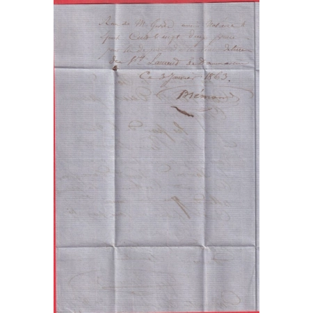 N°13 OR DOMMARTIN SUR YERRE MARNE POUR EPENSE 1862