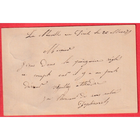 N°77 CONVOYEUR STATION VITRY LA VILLE GIVRY EN ARGONNE TEXTE LA NEUVILLE AU PONT CARTE PRECURSEUR INDICE 14