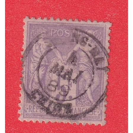 N°95 OBLITERATION SHANG HAI CHINE CHINA 1889