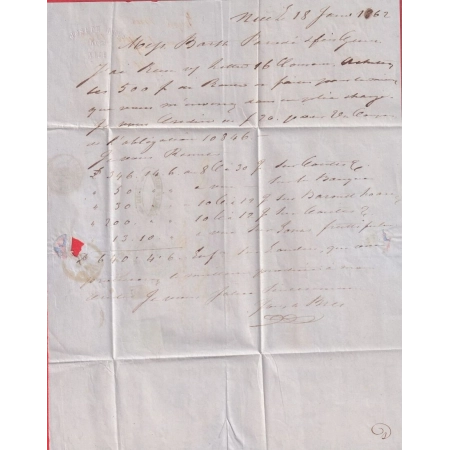 N°16 PC 4226 NICE ALPES MARITIMES POUR GENES GENOVA ITALIE ITALIA