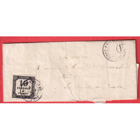 TAXE N°2 GIVRY EN ARGONNE MARNE BOITE RURALE E EPENSE