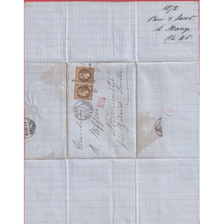 N°30 PAIRE PARIS RUE D'ENGHIENS NEUMUNSTER SUISSE DOUBLE PORT