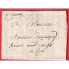 MARQUE MANUSCRIT ST CHAMAS BOUCHES DU RHONE 1741 LN°1 INDICE 21 POUR LYON