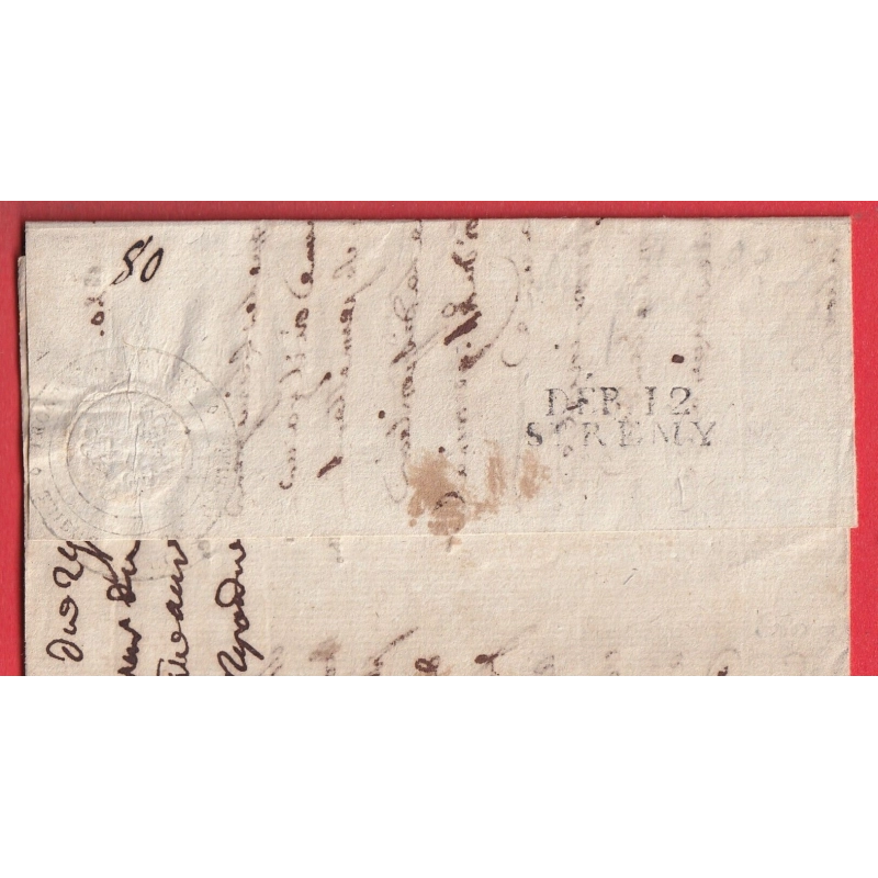 DEBOURSE DEB 12 ST REMY BOUCHES DU RHONE LE PROCUREUR DU ROI 1820 ARLES POUR EYGUIERES ORGON INDICE 19