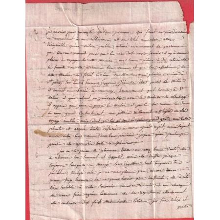 MARQUE 6 ST PERAY ARDECHE 1810 POUR ANNONAY 27X9 INDICE 9