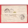 N°4 PC 1854 MANOSQUE CAD TYPE 14 BASSES ALPES POUR CONDE SUR NOIREAU CALVADOS