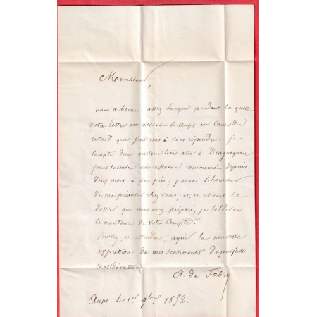 N°4 PC 183 CAD TYPE 14 AUPS VAR POUR DRAGUIGNAN