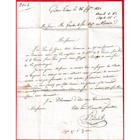 MARQUE 8 SAVERDUN ARIEGE 1820 LE HAVRE 40X10 INDICE 10