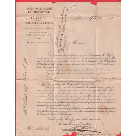 LETTRE NON AFFRANCHIE PARIS RUE MILTON 1882 TAXE 40 PFENNING GUEBWILLER ALSACE LORRAINE VIA BELFORT