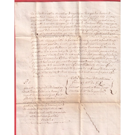 MARQUE P16P ST JEAN D'ANGELY CHARENTE INFERIEURE MARITIME POUR PARIS 1827 INDICE 10