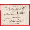 MARQUE 42 NOZAY LOIRE INFERIEURE ATLANTIQUE 1828 POUR CHATEAUBRIAND 26X12 INDICE 9