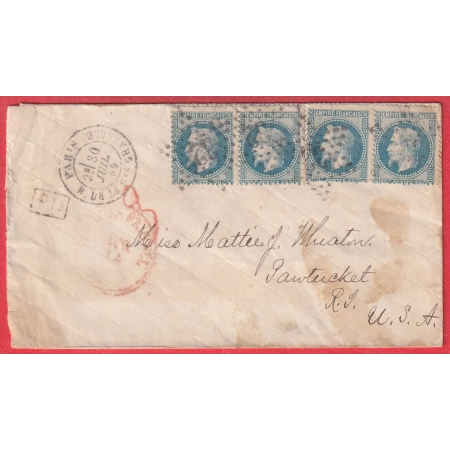 N°29 DEUX PAIRES PARIS ETOILE 32 R DE LA STE CHAPELLE PAWTUCKET USA 1869