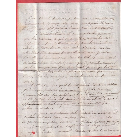 MARQUE P31P AUCH GERS 1812 POUR VIC SUR LOSSE REVOLUTIONNAIRE VIC FEZENSAC INDICE 9