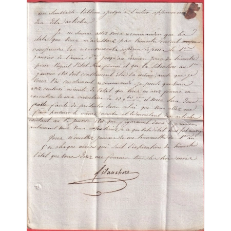 MARQUE P31P AUCH GERS 1812 POUR VIC SUR LOSSE REVOLUTIONNAIRE VIC FEZENSAC INDICE 9