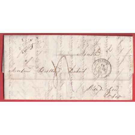 CURSIVE 1 ST GENIS POUILLY AIN CAD T15 FERNEY POUR RIVE DE GIERS 1848 INDICE 13