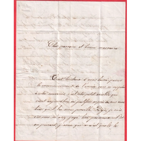 CURSIVE 1 ST GENIS POUILLY AIN CAD T15 FERNEY POUR RIVE DE GIERS 1848 INDICE 13