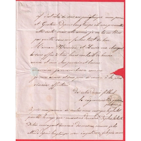 CURSIVE 1 ST GENIS POUILLY AIN CAD T15 FERNEY POUR RIVE DE GIERS 1848 INDICE 13