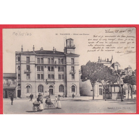 N°111 129 LEVEE EXCEPTIONNELLE DE VALENCE DROME 10905 POUR VILLENEUVE SUISSE CANTON DE VAUD