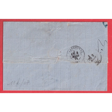 N°46B GC 6032 BARBENTANE BOUCHES DU RHONE CAD TYPE 24 CARPENTRAS VAUCLUSE