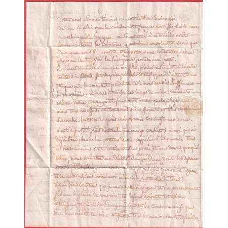 CAD DU 12 JANVIER 1849 TYPE 15 ORGON BOUCHES DU RHONE POUR CANTAREL AVIGNON VAUCLUSE